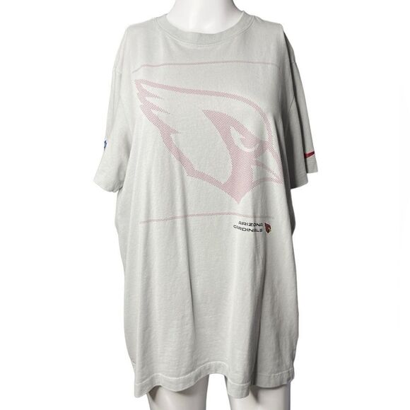 Nike Dri-Fit  AZ Cardinals Short Sleeve Tee Grey & Red Size Medium - Picture 1 of 6